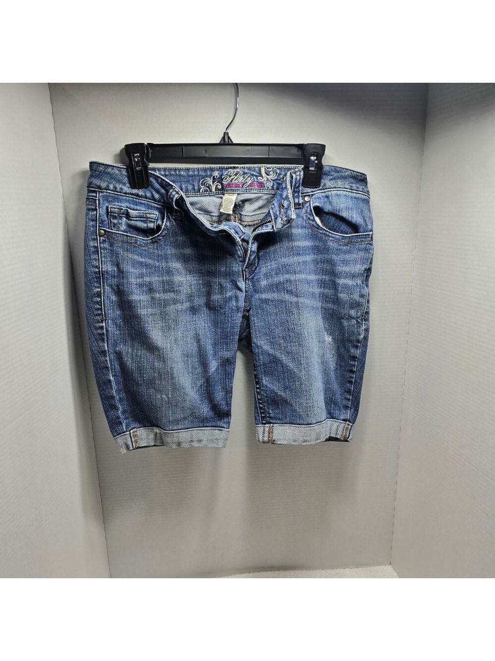 Women's Refuge Blue Jean Shorts Juniors 12